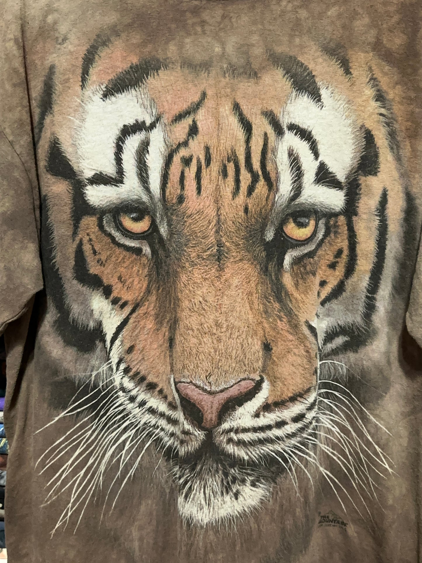 The Mountain Tiger Big Face Nature Graphic Tee Large