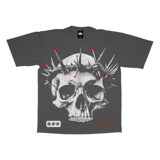 Evil Vice Thorn Skull Graphic Tee XL