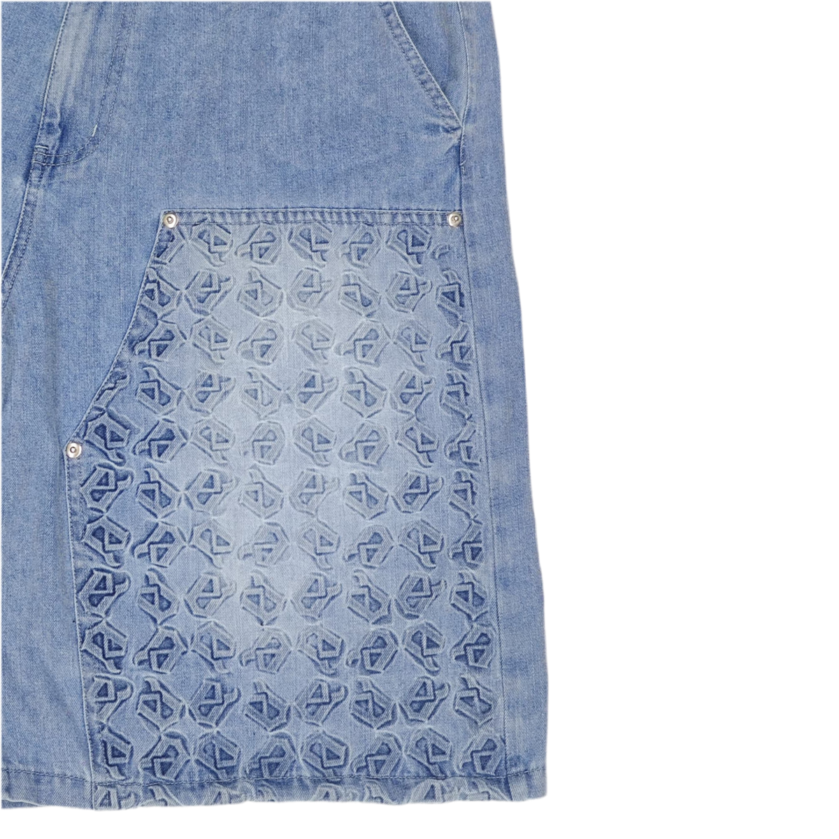 EVIL VICE MONOGRAM JEAN SHORTS