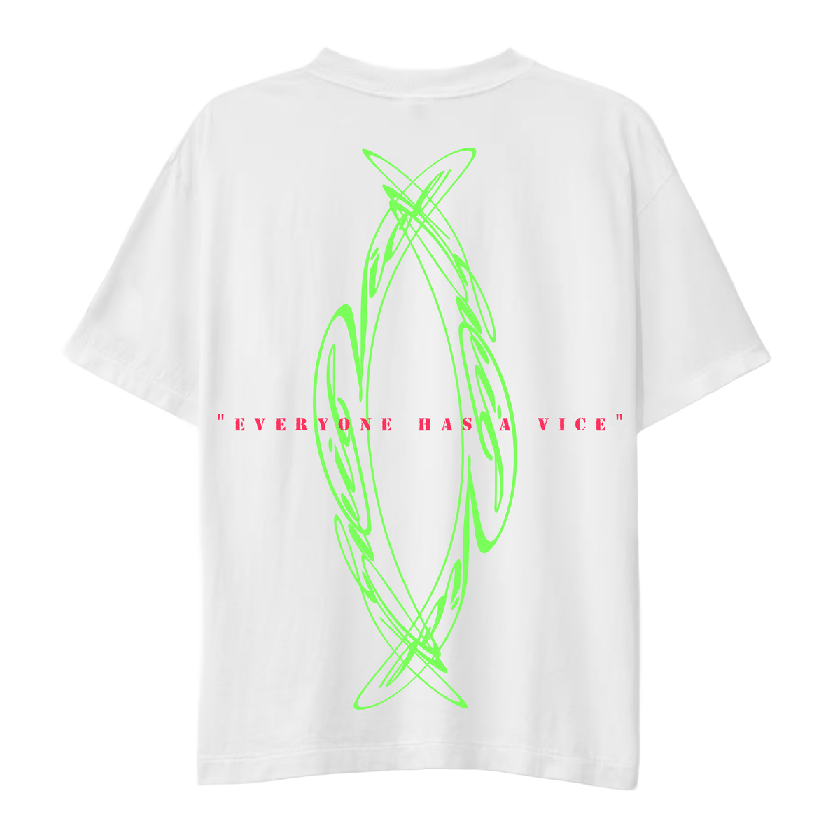 EVIL VICE DEMON SMASH TEE WHITE
