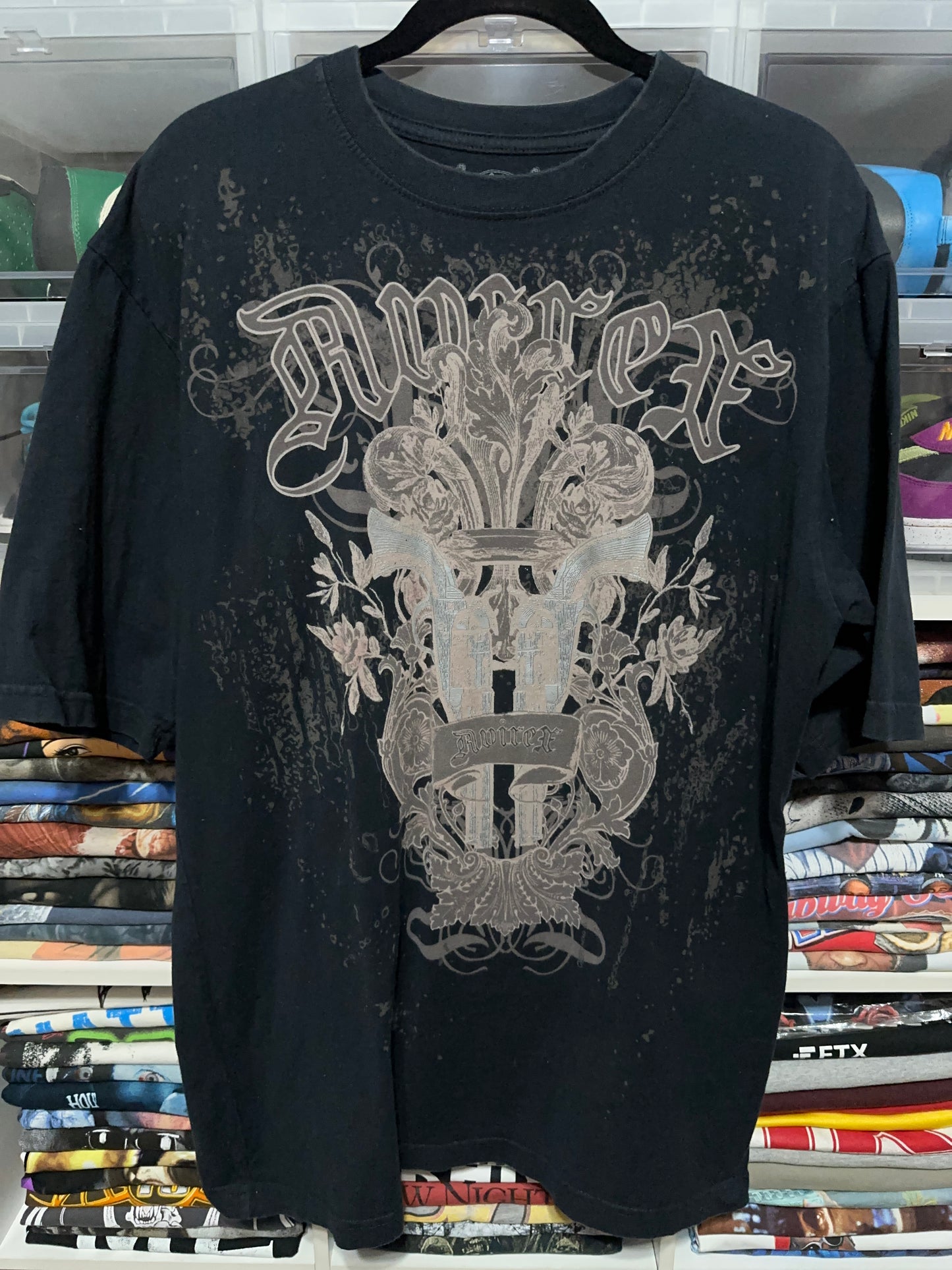 Y2K Avirex T-Shirt XL Affliction MMA Tapout Ed Hardy Graphic XXL