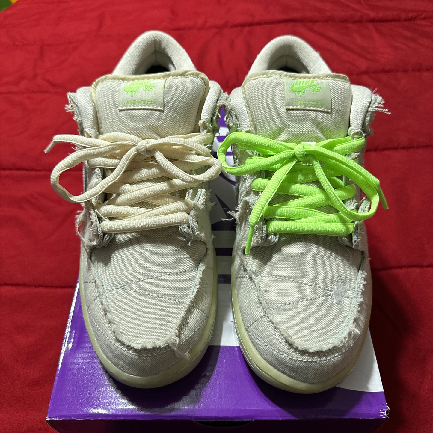 Nike SB Dunk Mummy Low Pro QS Mens Size 11 Glow In The Dark AUTHENTIC