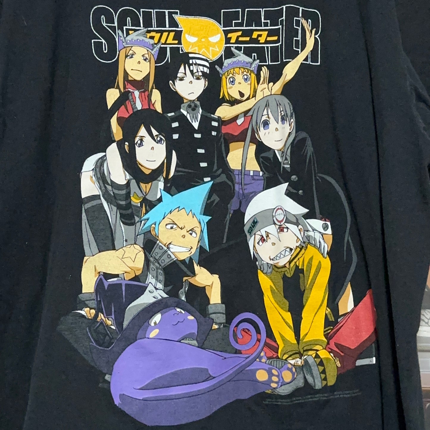 Vintage 2000s Soul Eater Anime Graphic Tee XL RARE