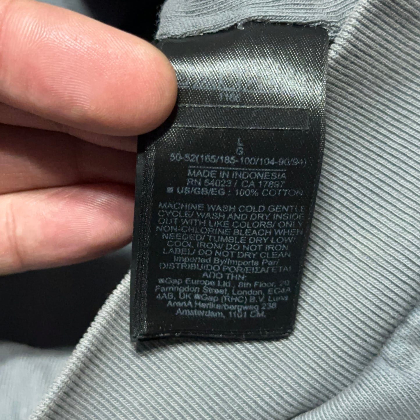 Yeezy GAP Hoodie Unreleased Poetic Gray Oversized Large