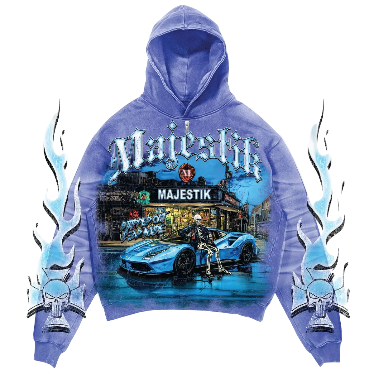MAJESTIK BODEGA FRENCH TERRY ZIP UP HOODIE