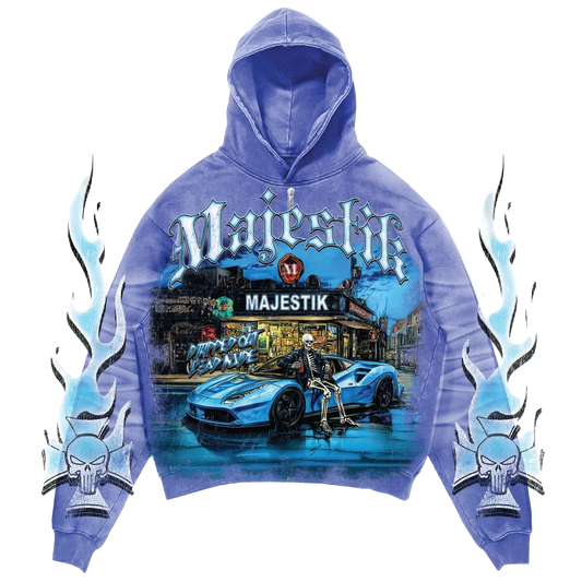 MAJESTIK BODEGA FRENCH TERRY ZIP UP HOODIE
