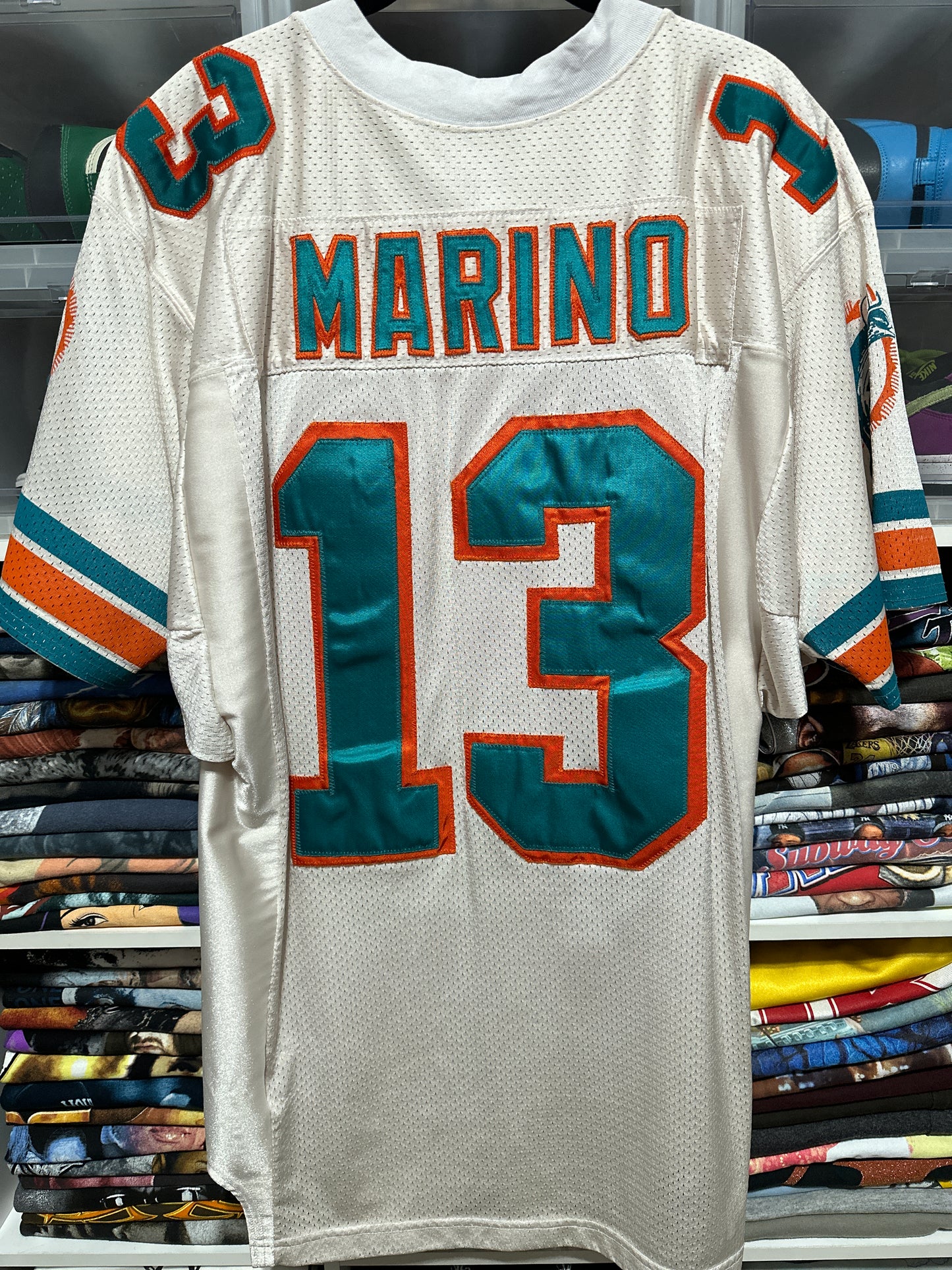 Vintage Miami Dolphins Dan Marino Wilson Gold NFL Football Jersey