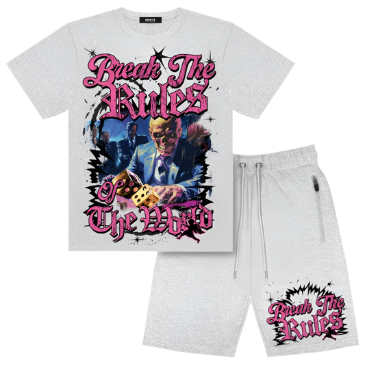 BREAK THE RULES TECH FLEECE SHIRT AND SHORT SET