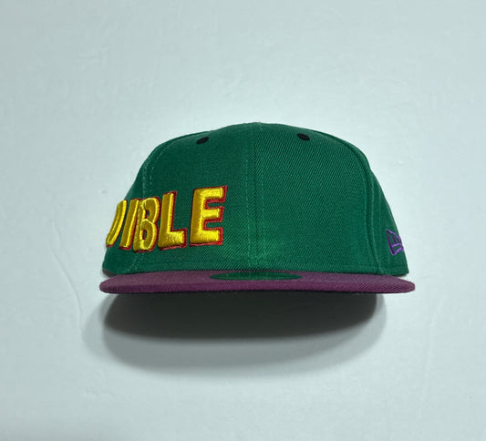 New Era Marvel Incredible Hulk Hat Cap Fitted Mens 7 3/8 59Fifty Comic 2008 VTG