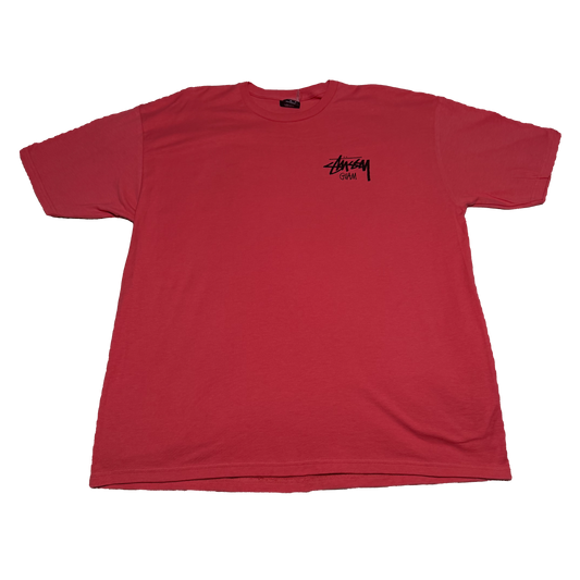STUSSY GUAM LOGO SCRIPT GRAPHIC TEE XL