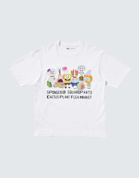 Cactus Plant Flea Market x Uniqlo SpongeBob SquarePants Characters Graphic Tee