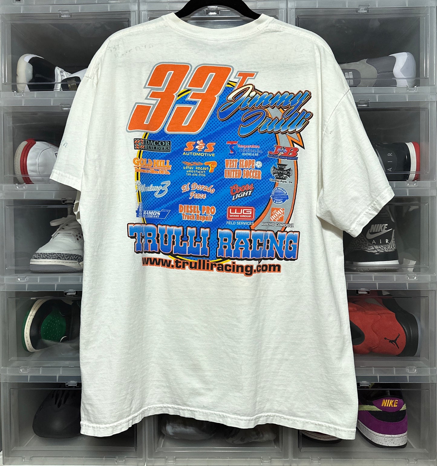 Vintage 2000s Dirt Car Trulli Racing T-Shirt XL