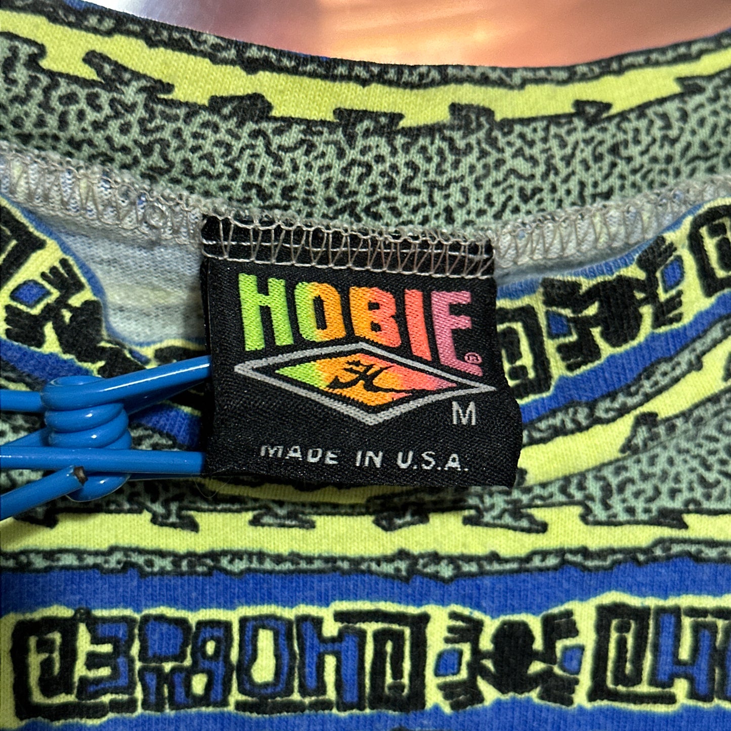 Vintage 90s Hobie Surf All Over Print T-Shirt Medium