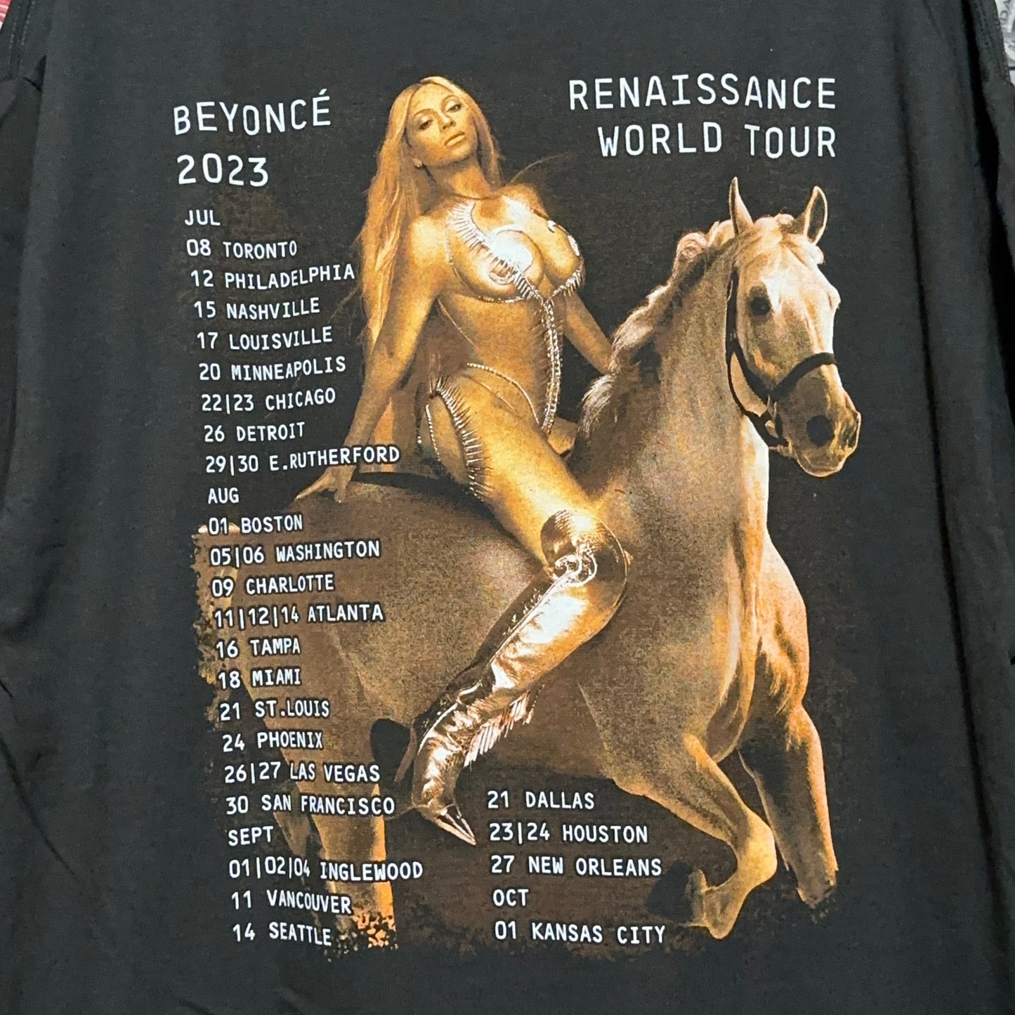 Beyonce Renaissance Tour 2023 Concert Promo Tee XL