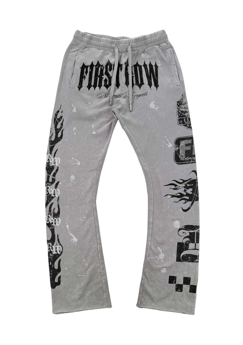 FIRST ROW NO LIMITS NO REGRETS FLARE JOGGER