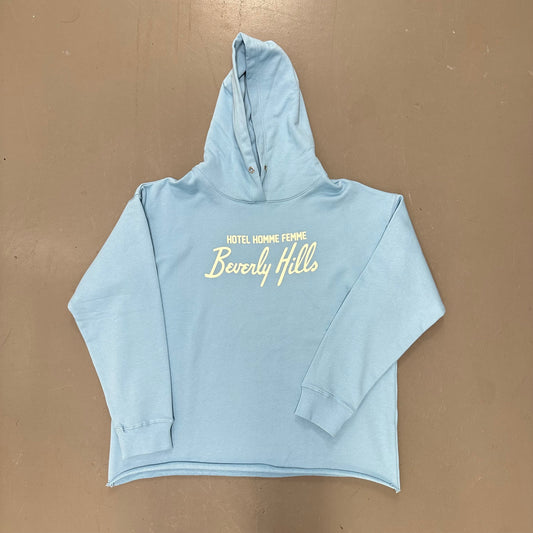 Homme Femme LA Hotel Beverly Hills Graphic Hoodie Large