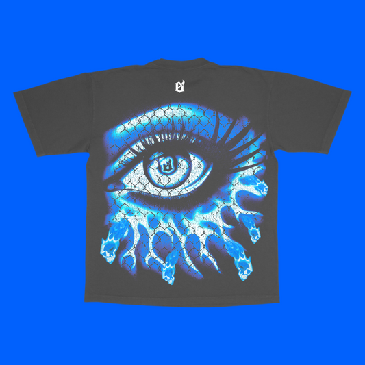 Evil Vice Country Flame Graphic Tee Large