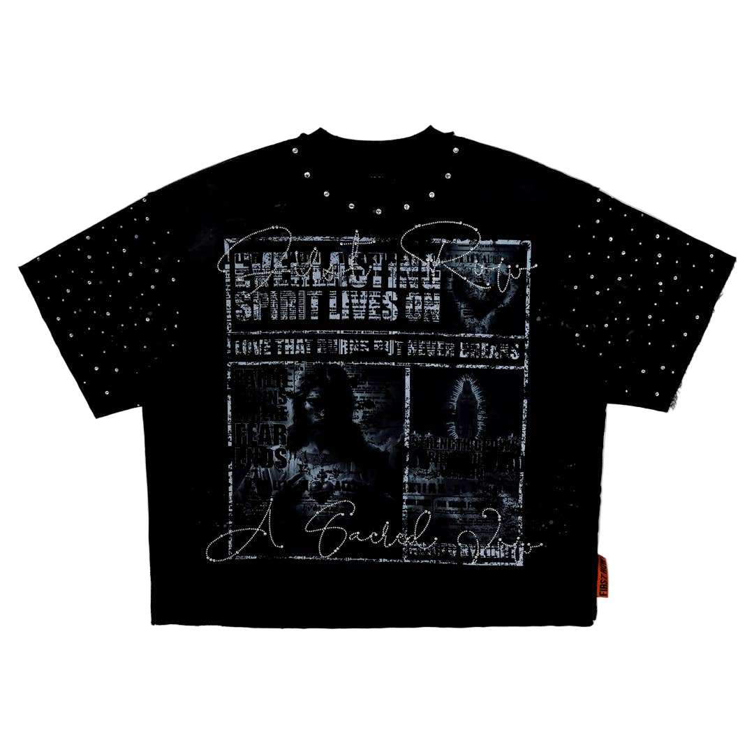 FIRST ROW A SACRED VOW SPIRIT LIVES ON TEE