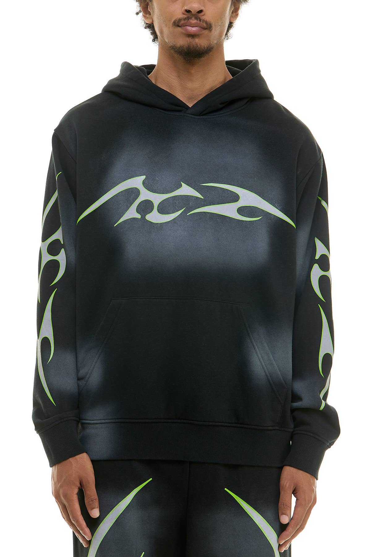 KDNK TRIBAL LOGO HOODIE AND SWEATPANTS SET