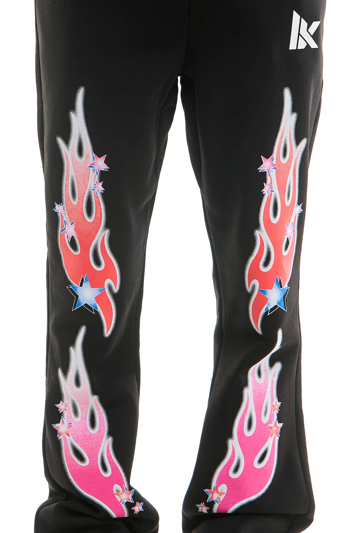 KDNK FLAME STAR HOODIE AND SWEATPANTS SET